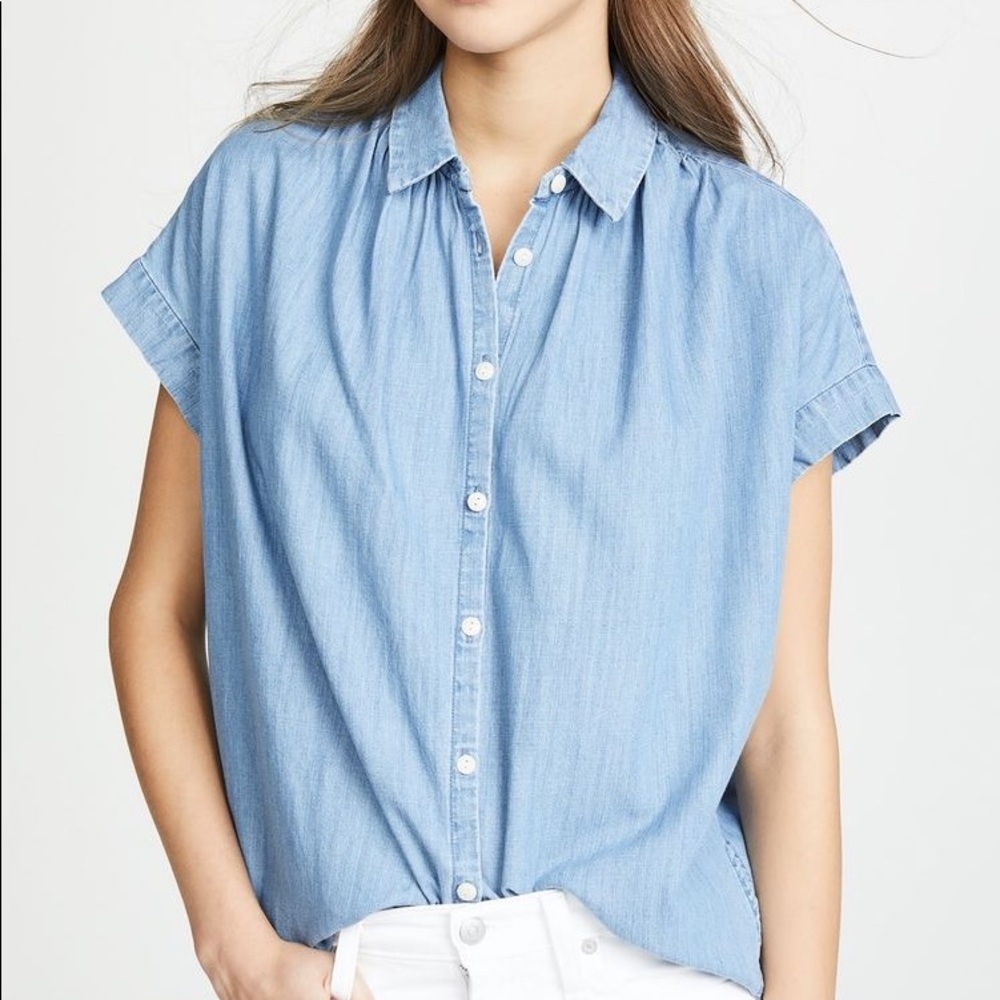 Madewell Central Shirt - Thin Blue Chambray